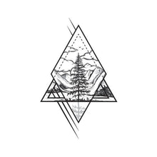 Diamond Nature Scene Temporary Tattoo