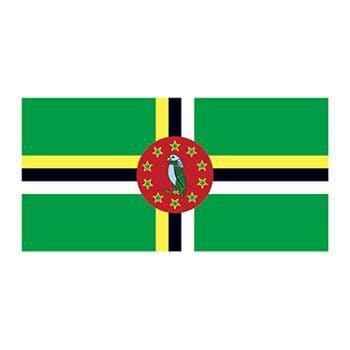 Dominica Flag Temporary Tattoo