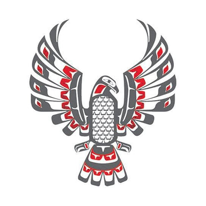 Eagle Totem Metallic Temporary Tattoo