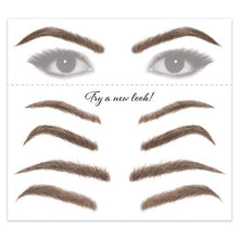 Women's Brunette Eyebrow Temporary Tattoos