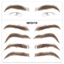 Men's Brunette Eyebrow Temporary Tattoos