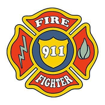 Firefighter Patch Temporary Tattoo