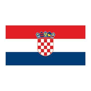 Flag of Croatia Temporary Tattoo