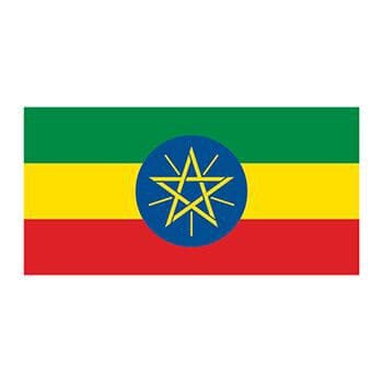 Flag of Ethiopia Temporary Tattoo