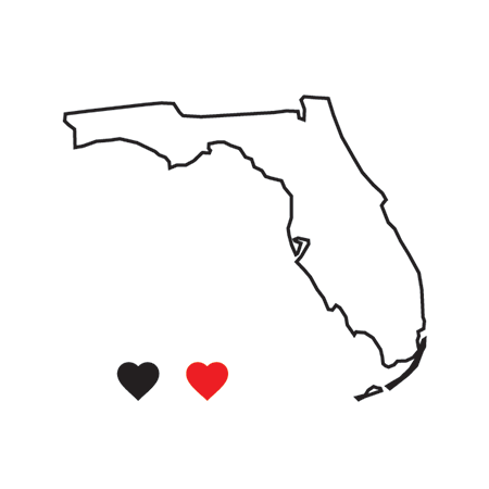 Florida State Pride Temporary Tattoo
