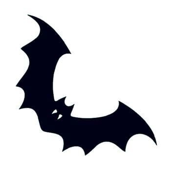 Flying Bat Temporary Tattoo
