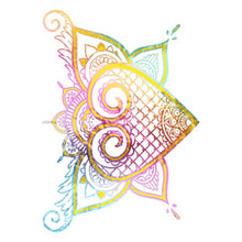 Holographic Heart Temporary Tattoo