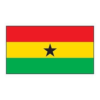 Ghana Flag Temporary Tattoo