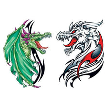 Glow in the Dark Dragon Temporary Tattoos