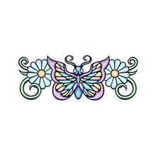 Glitter Pastel Butterfly Temporary Tattoos