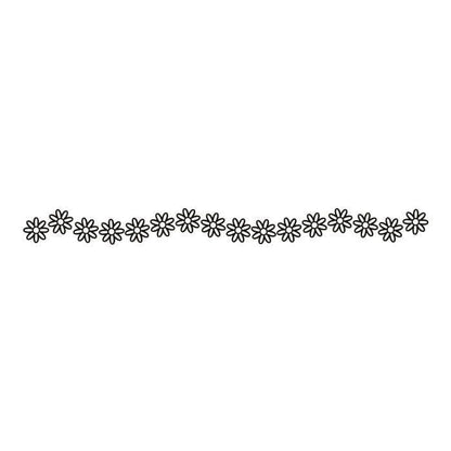 Glow in the Dark Daisy Chain Band Temporary Tattoo
