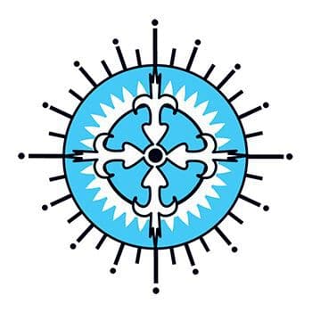 Glow in the Dark Intricate Circle Temporary Tattoo