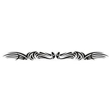 Glow in the Dark Tribal Pattern Temporary Tattoo Band