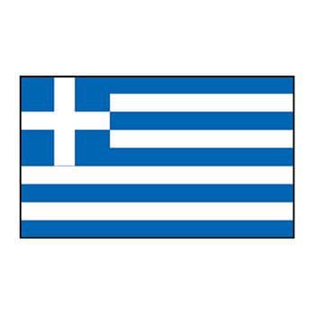 Greece Flag Temporary Tattoo
