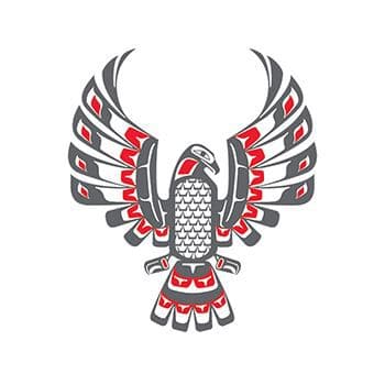 Haida Eagle Temporary Tattoo
