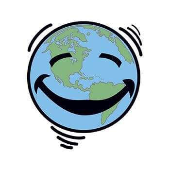 Happy Earth Temporary Tattoo