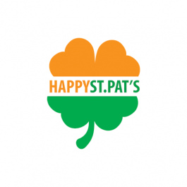 Happy St. Pat's Clover Temporary Tattoo