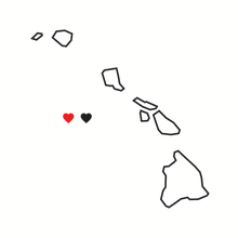 Hawaii State Pride Temporary Tattoo