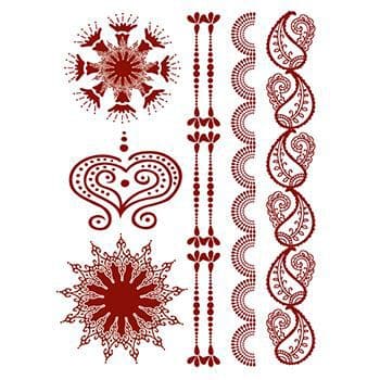Henna: Flirty Mandala Temporary Tattoo Set