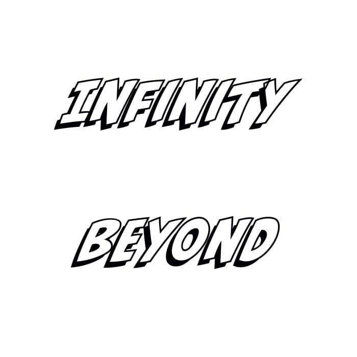 Infinity and Beyond Temporary Tattoo