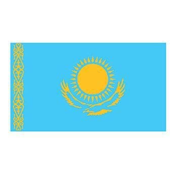 Kazakhstan Flag Temporary Tattoo