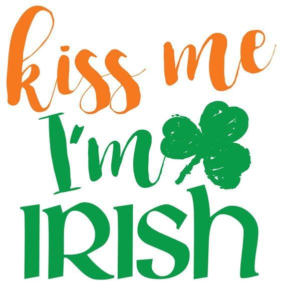 Kiss Me I'm Irish Temporary Tattoo