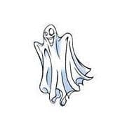 Laughing Ghost Temporary Tattoo