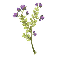 Purple Lavendar Floral Temporary Tattoo