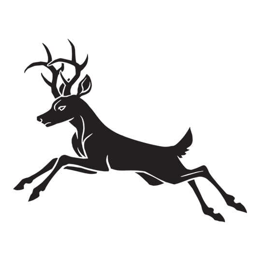 Leaping Deer Temporary Tattoo