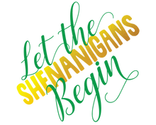 Metallic Let the Shenanigans Begin Temporary Tattoo