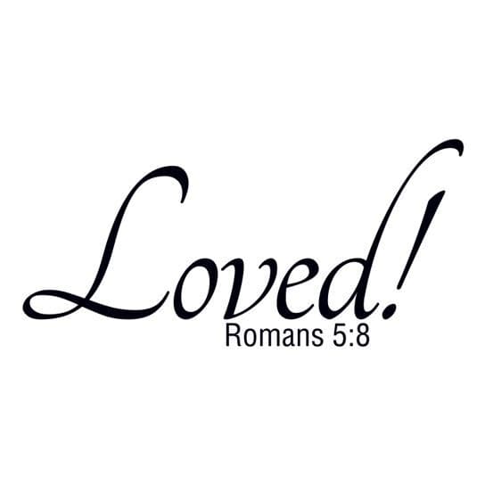Loved! Temporary Tattoo