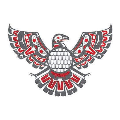 Metallic Majestic Eagle Temporary Tattoo