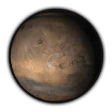 Mars Temporary Tattoo