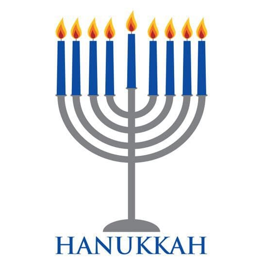 Menorah Temporary Tattoo
