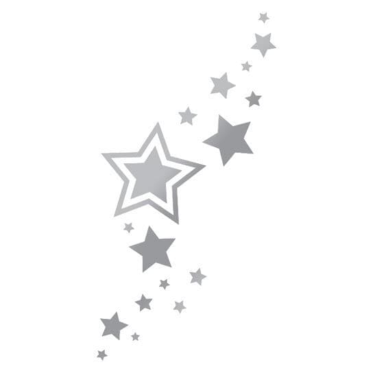 Amazon.com : 2 x Star Tattoo Stripes - Rihanna Tattoo Stars - Stars -  Falling Stars temporary Tattoos (2) : Beauty & Personal Care