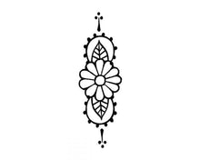 Minimalist Flower Temporary Tattoo