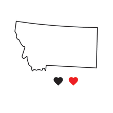Montana State Pride Temporary Tattoo