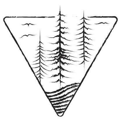 Mountain Trees Temporary Tattoo