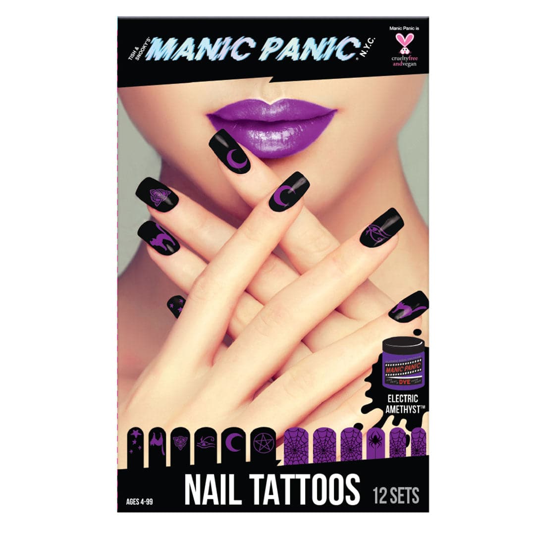 Manic Panic Amethist Nail Tattoo