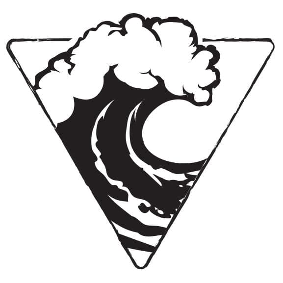 Wave Design Cross Ocean Wave Tattoo Designs