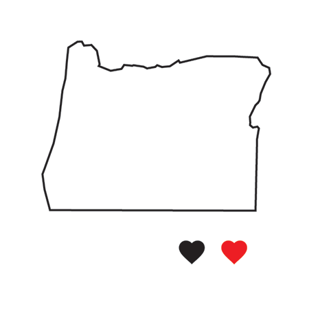 Oregon State Pride Temporary Tattoo