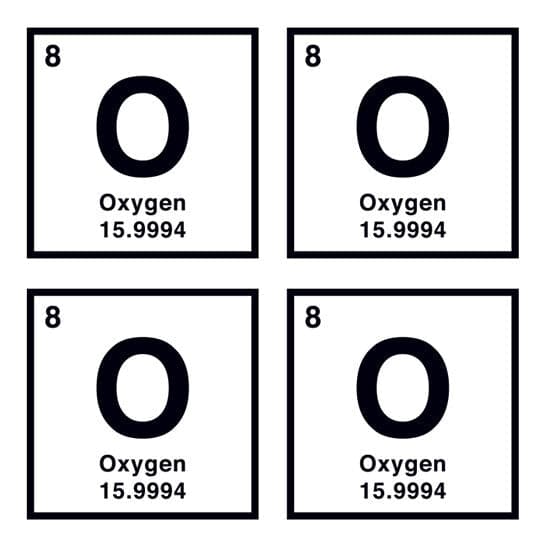 Oxygen Temporary Tattoo