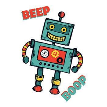 Perfect Robot Pal Temporary Tattoo
