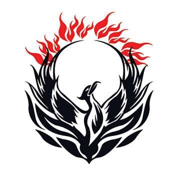 Phoenix Temporary Tattoo
