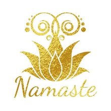 Metallic Namaste Temporary Tattoo