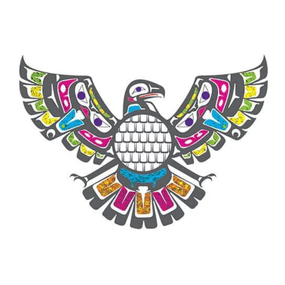 Radiant Eagle Metallic Temporary Tattoo