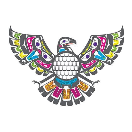 Radiant Eagle Metallic Temporary Tattoo