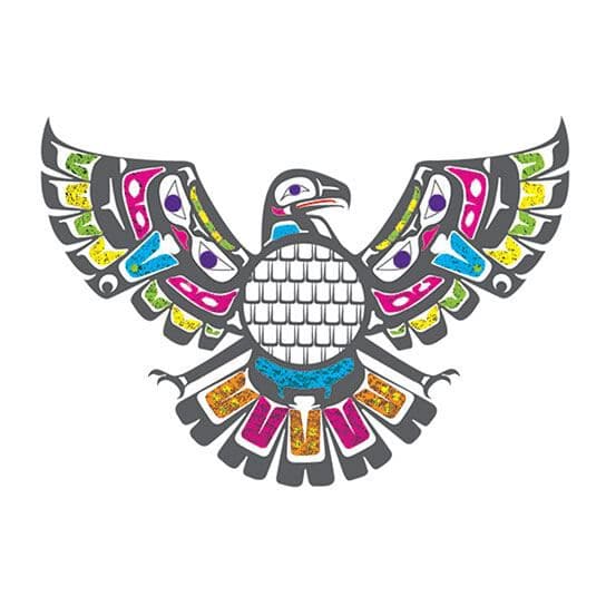 Radiant Eagle Metallic Temporary Tattoo