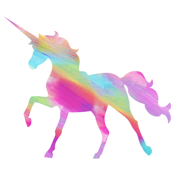 Rainbow Unicorn Temporary Tattoo
