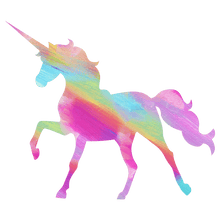 Rainbow Unicorn Temporary Tattoo